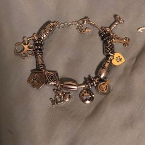 Doggy themed charm bracelet